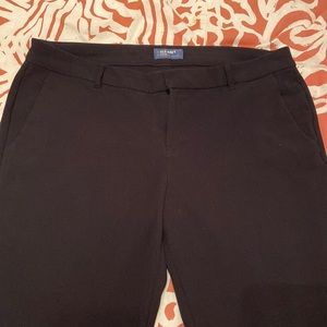 Cropped Black Dress Pants
